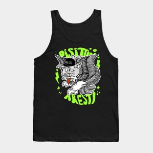 Flying Stray Cat Pisittu Aresti - by Miskel Design Tank Top